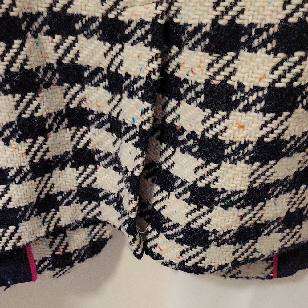 Talbots Women's Black and White Checkered Jacket - Picture 11 of 14